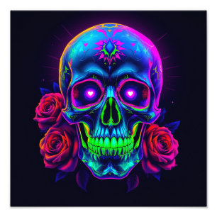 Foto Calavera y Rosas