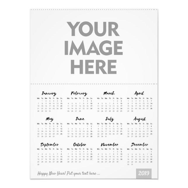 Foto CALENDARIO personalizado 2019 (Frente)