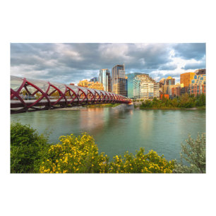 Foto Calgary Peace Bridge y Cityscape Scenic View