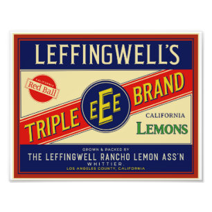 FOTO CALIFORNIA LEMONS DE LEFFINGWELL DE WHITTIER CA