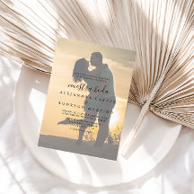 Foto caligráfica Invitación a la boda de Nuestra B