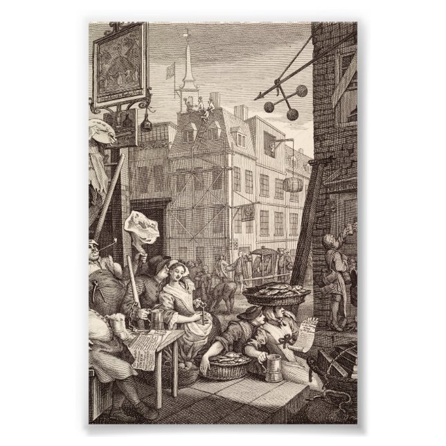 Foto Calle de la Cerveza de William Hogarth (Frente)