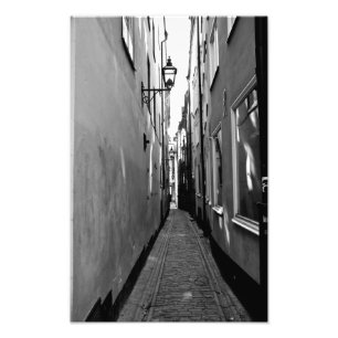 Foto Calle estrecha en Estocolmo