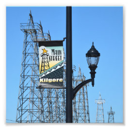 Foto Calle Principal, Kilgore, Texas, Derricks de Petró