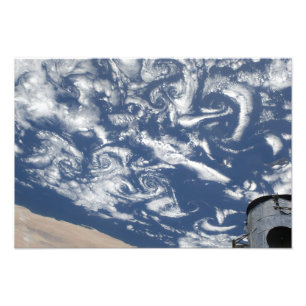 Foto Calles de vórtice de la nube de la costa