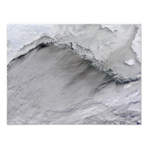 Foto Calles del hielo marino y de la nube en el mar de