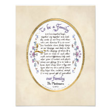 Calligraphy to be a family Audrey Jeanne con name