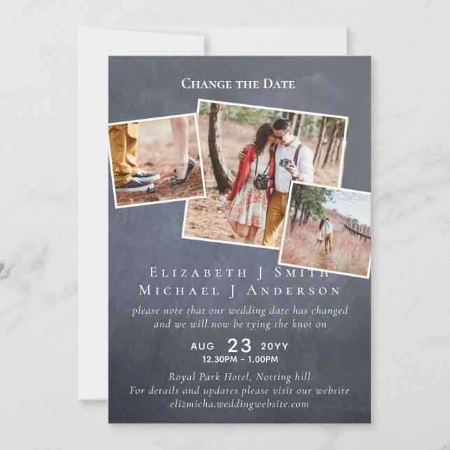 FOTO Cambiar la fecha de aplazamiento de cualquier (Anverso)