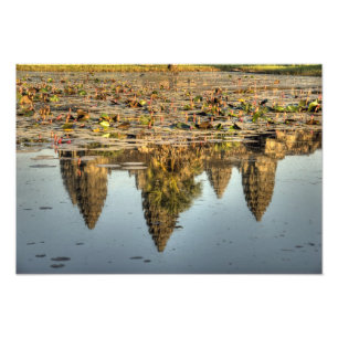 Foto Camboya, Angkor Wat. Reflejo del templo