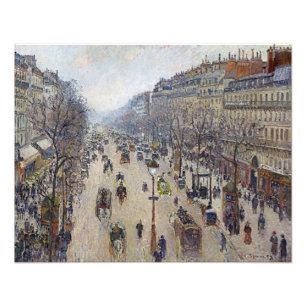 Foto Camille Pissarro - Boulevard Montmartre, mañana