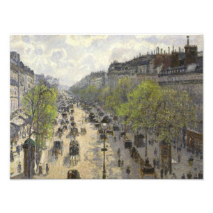 Foto Camille Pissarro - Boulevard Montmartre, Primavera