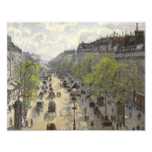 Foto Camille Pissarro - Boulevard Montmartre, primavera