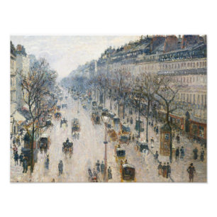 Foto Camille Pissarro - El Boulevard Montmartre