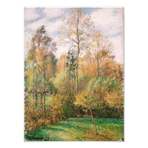Foto Camille Pissarro - Otoño, Poplars, Eragny