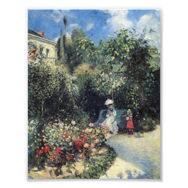 Foto Camille Pissarro Pontoise Garden (Frente)