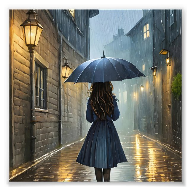 Foto Caminar bajo la lluvia (Frente)