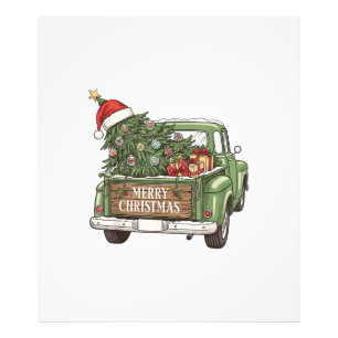 Foto Camión de Navidad Vintage Feliz Navidad Hombres Mu