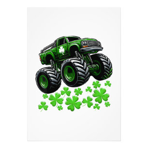 Foto Camión Monstruo Día de San Patricio Irlandés Afort