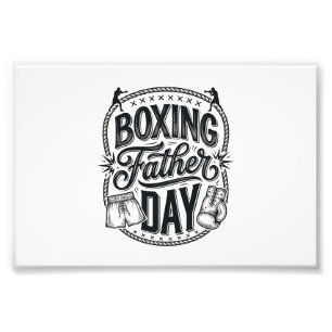 Foto Camiseta de grabado vintage del día del padre boxe