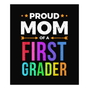 Foto Camiseta de mamá de un estudiante de primer grado