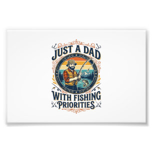 Foto Camiseta de Papá de Día de Pesca Solo Un Papá Con