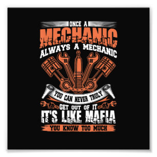 Foto Camiseta Divertida de Craftsman Una Vez Un Mecánic