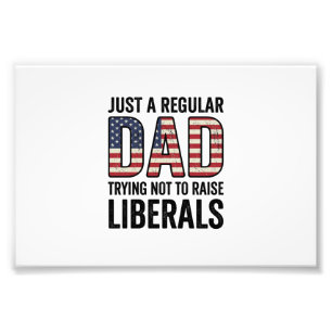 Foto Camiseta Papá Regular Intentando No Criar Liberale