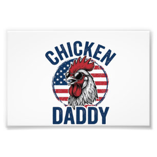 Foto Camiseta Patriótica Vintage Gallo Papá Pollo Desi