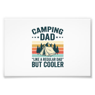 Foto Camiseta vectorial de camping para papá vintage re