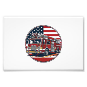 Foto Camiseta Vectorial de Círculo de Bandera Americana