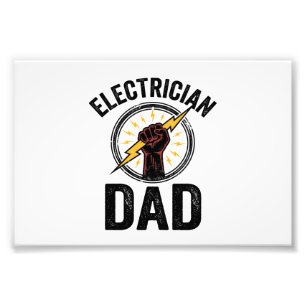 Foto Camiseta vectorial de grabado vintage de papá elec