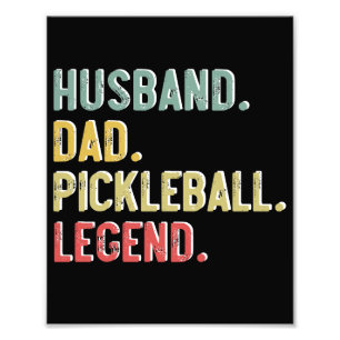 Foto Camiseta Vintage Hombre Esposo Papá Leyenda Pickle
