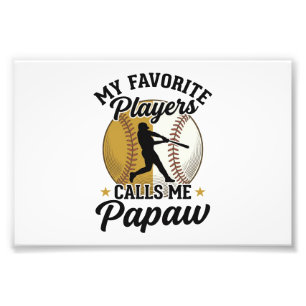 Foto Camiseta Vintage Jugadores Favoritos Papaw Béisbol