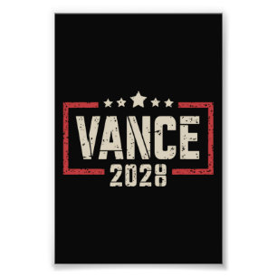 Foto Campaña electoral de Vance 2028 presidente bandera