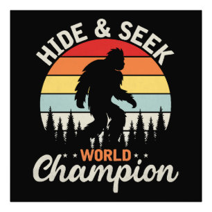 Foto Campeón Mundial de Escondite de Bigfoot