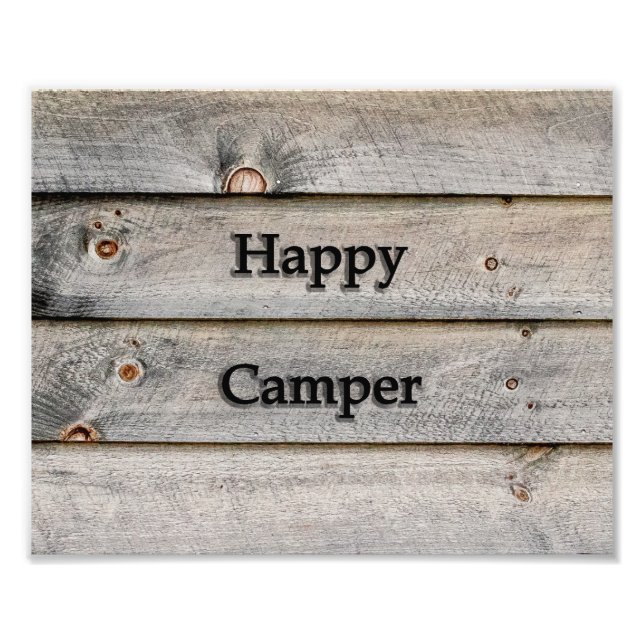 Foto Camper feliz 10x8 (Frente)