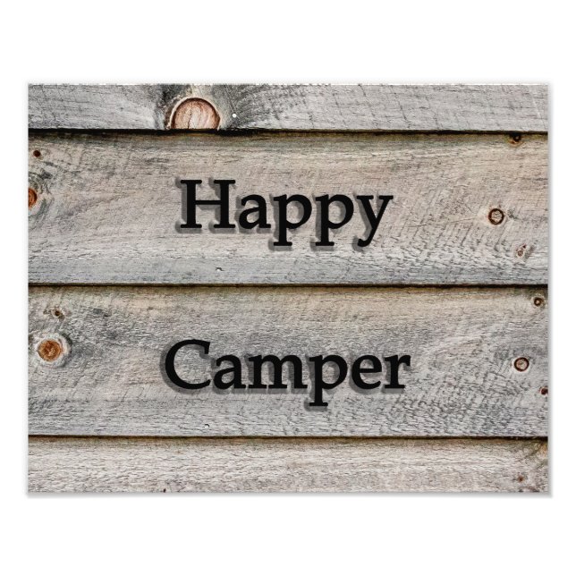 Foto Camper feliz 14x11 (Frente)