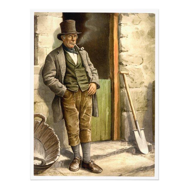 Foto Campesino Irlandés 1890 (Frente)