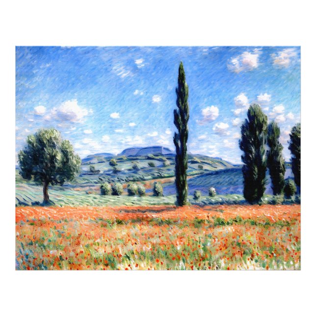 Foto Campo de amapola, Giverny (Frente)