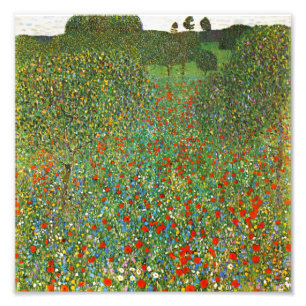 Foto Campo de amapolas de Gustav Klimt