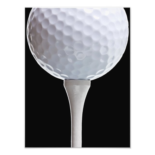 Foto Campo de golf de fondo negro Planilla de deportes  (Frente)