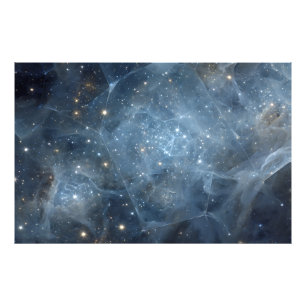 Foto Campo Estelar de Nebulosa Fracturada Geometría Cós