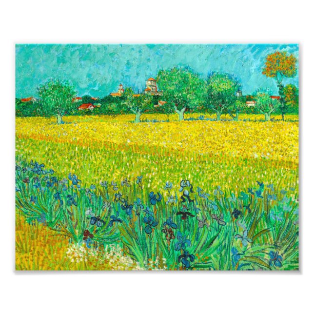 Foto Campo Van Gogh con irlandeses cerca de Arles (Frente)