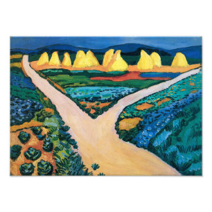 Foto Campos de Verduras Auguste Macke