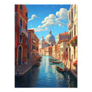 Foto Canal Romántico de Venecia Gondola #4