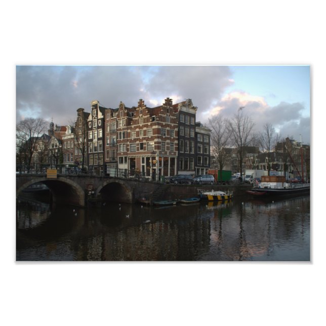 Foto Canales de Amsterdam (Frente)