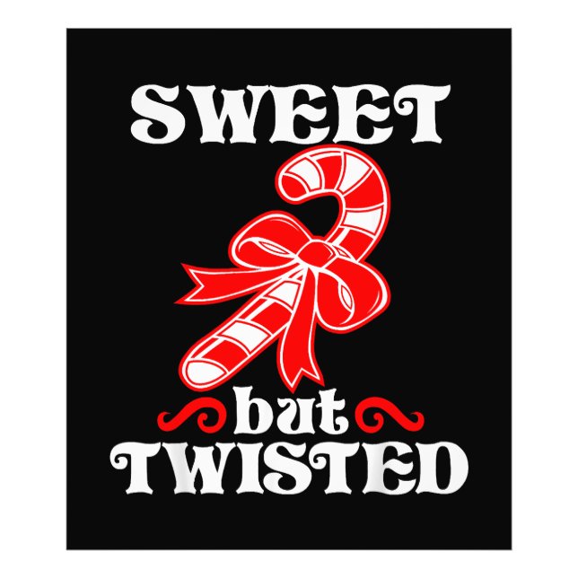 Foto Candy Cane Sweet Pero Twist Funny Navidades (Frente)