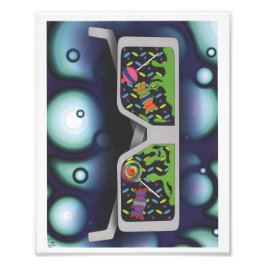 Foto Candy Glasses Print