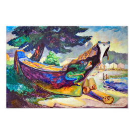 Foto Canoa de guerra india | Emily Carr |