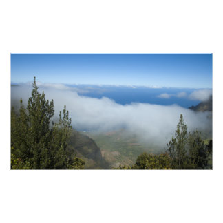 Foto Cañón Waimea sobre las nubes, Kauai Hawaii